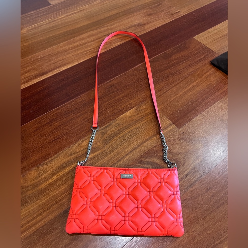 Kate Spade small quilted pattern crossed body/shoulder bag